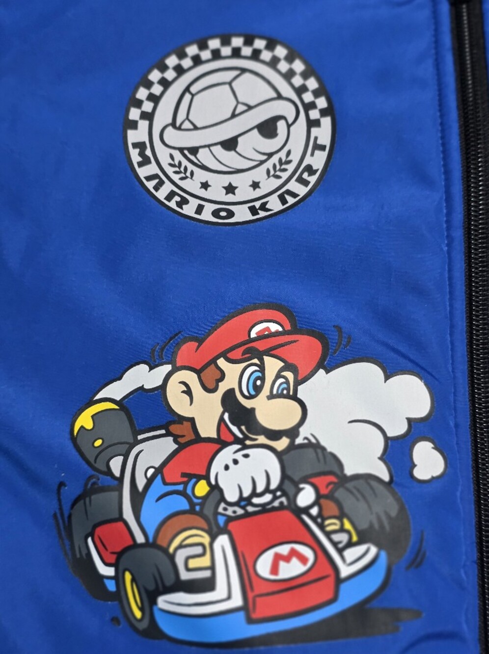 Nintendo Offical Mario Kart Youth Unisex Bomber Patchwork Jacket Sz 8 (Walmart) - Picture 7 of 8